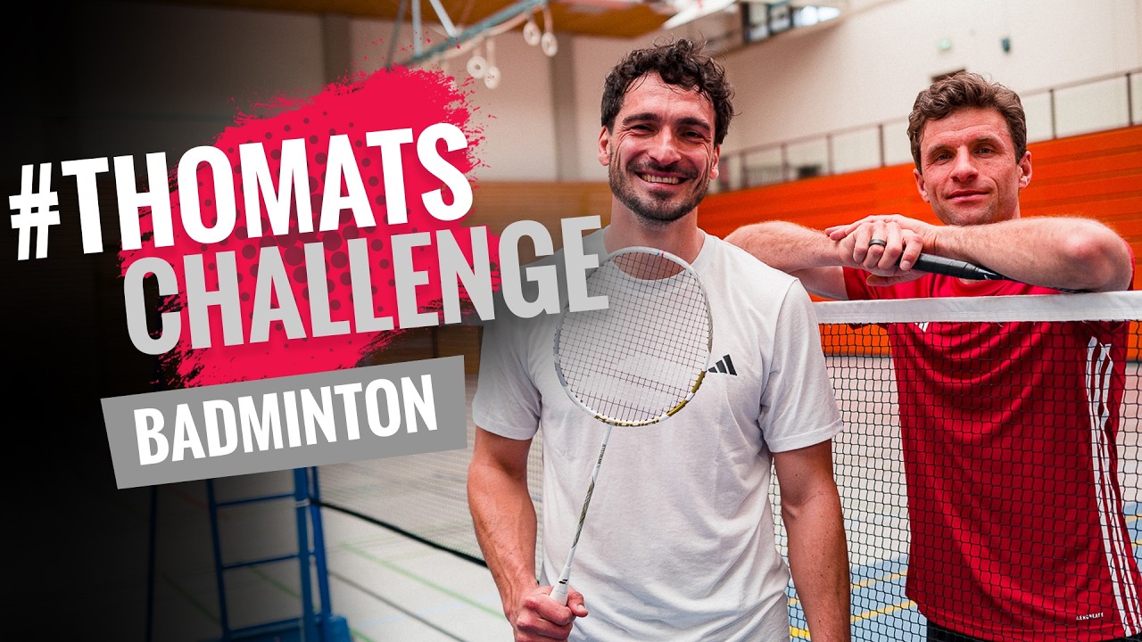 OHHH YEEESSS! Mats Hummels und Thomas Müller im ultimativen #ThoMats Badminton-Duell 😊