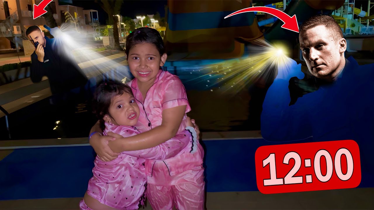 On s’est baigné au parc aquatique à minuit 🤭