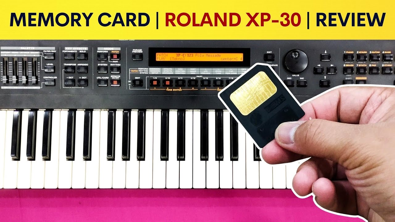 Roland XP-30 | Memory Card Review