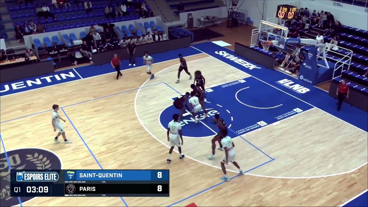 Espoirs Elite - J2 - Saint Quentin vs Paris