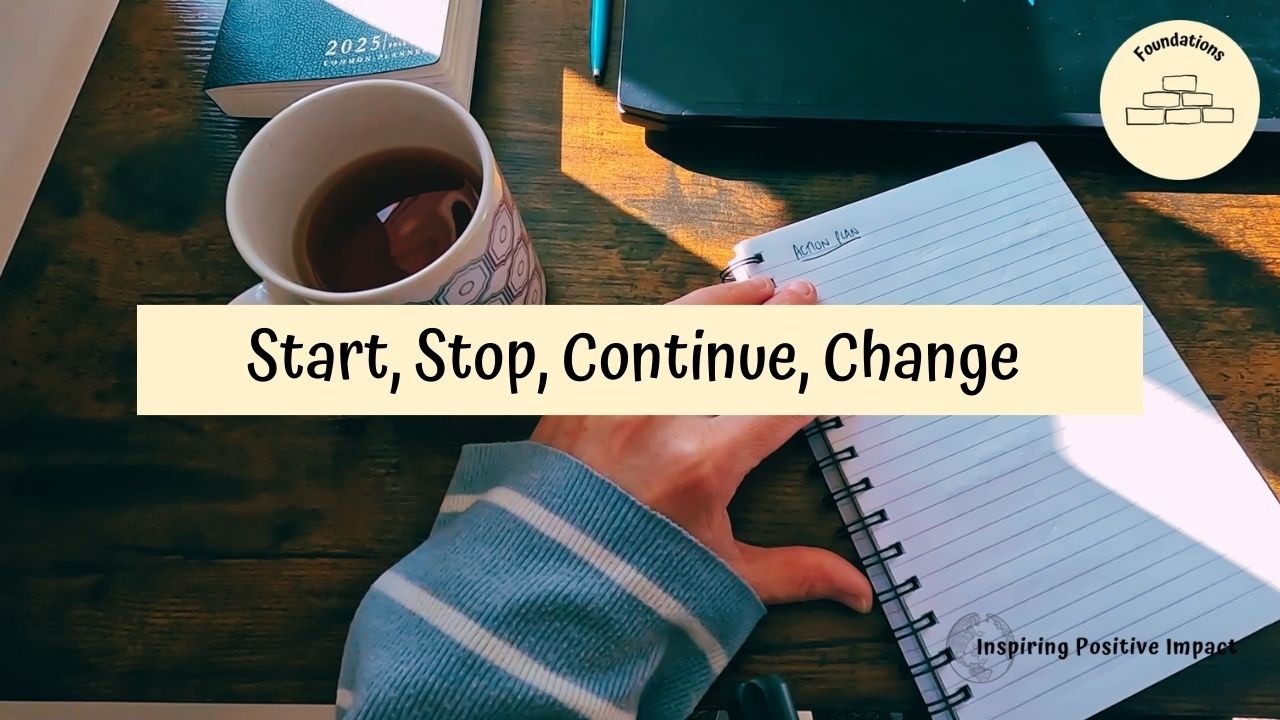 Start, Stop, Continue, Change (with template)