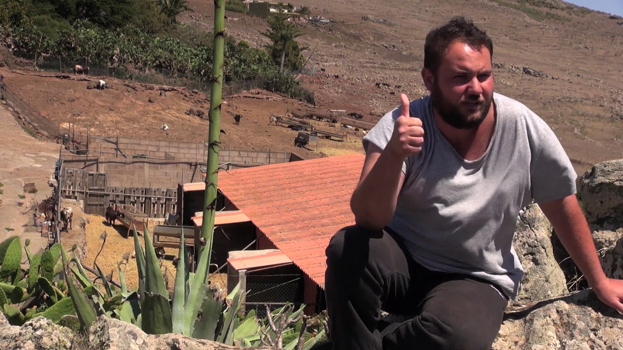 Alexander López Rodríguez. Joven ganadero y quesero en Teno, Tenerife