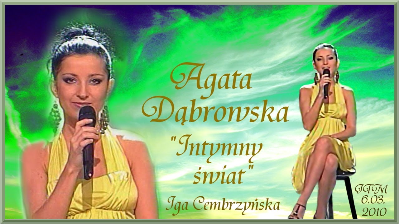 Agata Dąbrowska Intymny świat JTM 6 03 2010