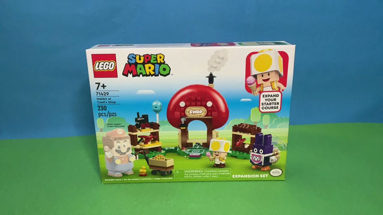 Lego Super Mario Unboxing and How to Build: Nabbit at Toad&rsquo;s Shop 71429  Expansion Set
