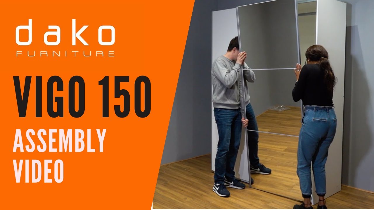 Wardrobe Assembly Video - DAKO FURNITURE - VIGO 150