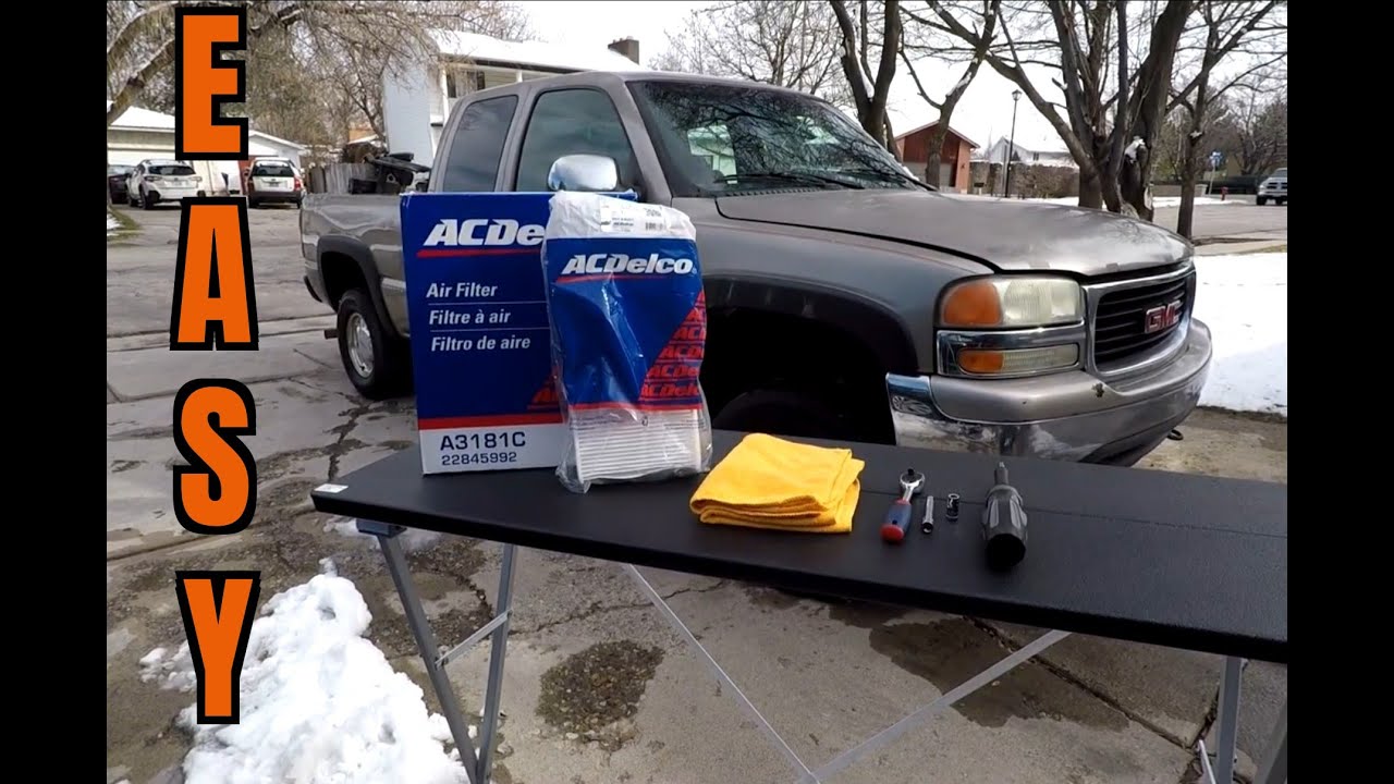 How to Change Your Air Filter and Cabin Air Filter - [2000 GMC Sierra 1500 SLE]