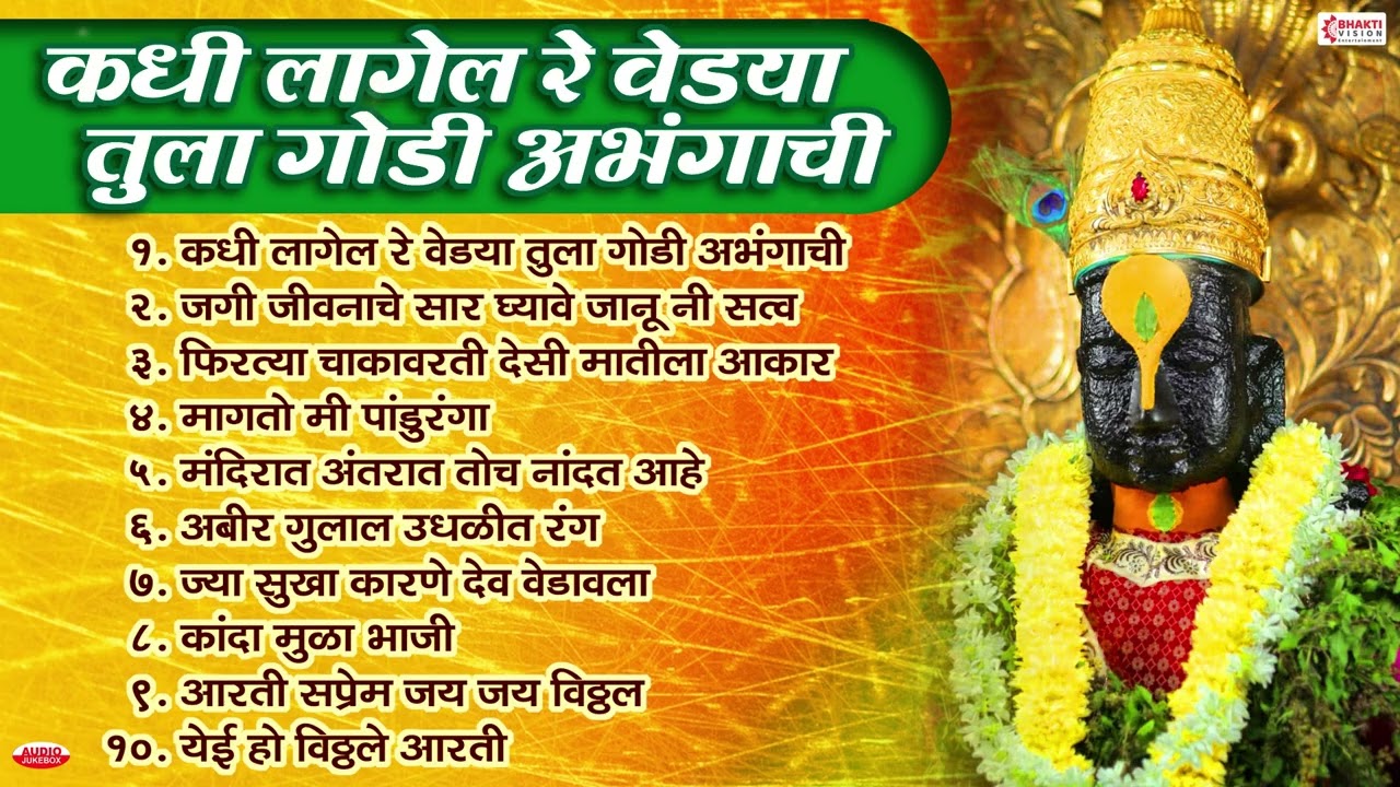 एकादशी विशेष: विठ्ठलाची गाणी | कधी लागेल रे वेड्या तुला गोडी अभंगाची | जगी जीवनाचे सार Vitthal Songs