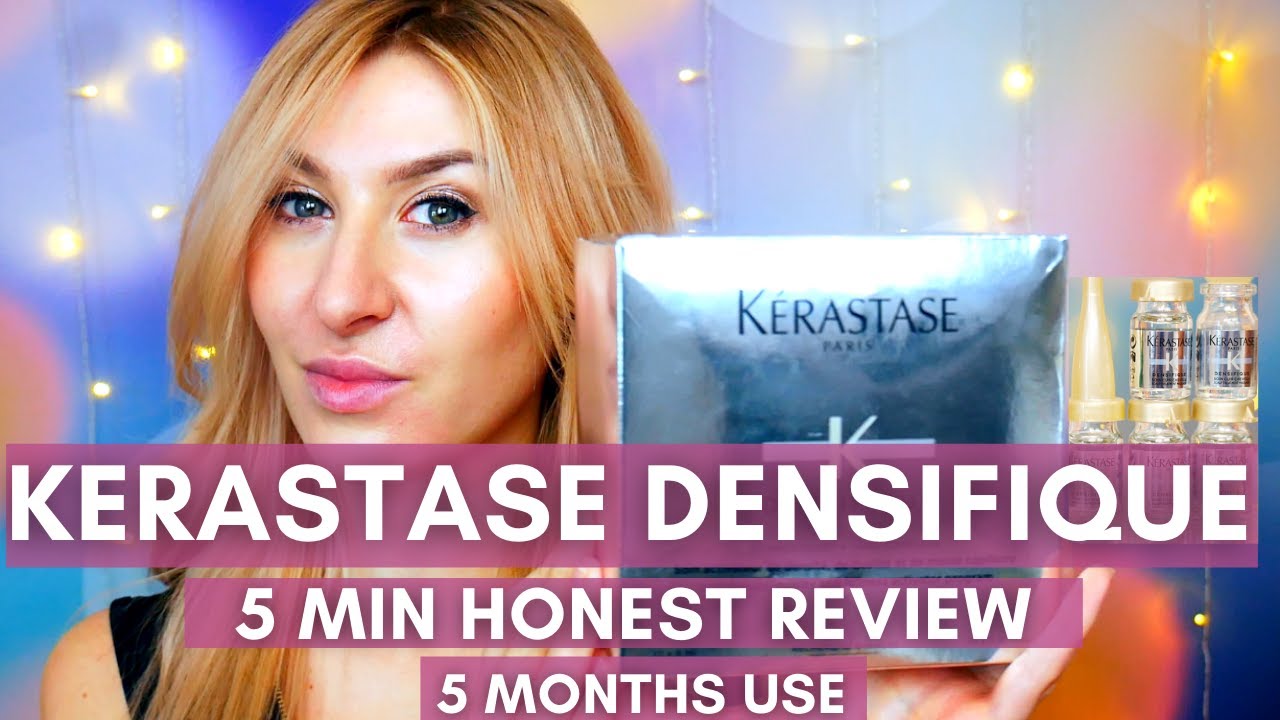 KERASTASE DENSIFIQUE SERUM review - How to use it at home - FULL TUTORIAL