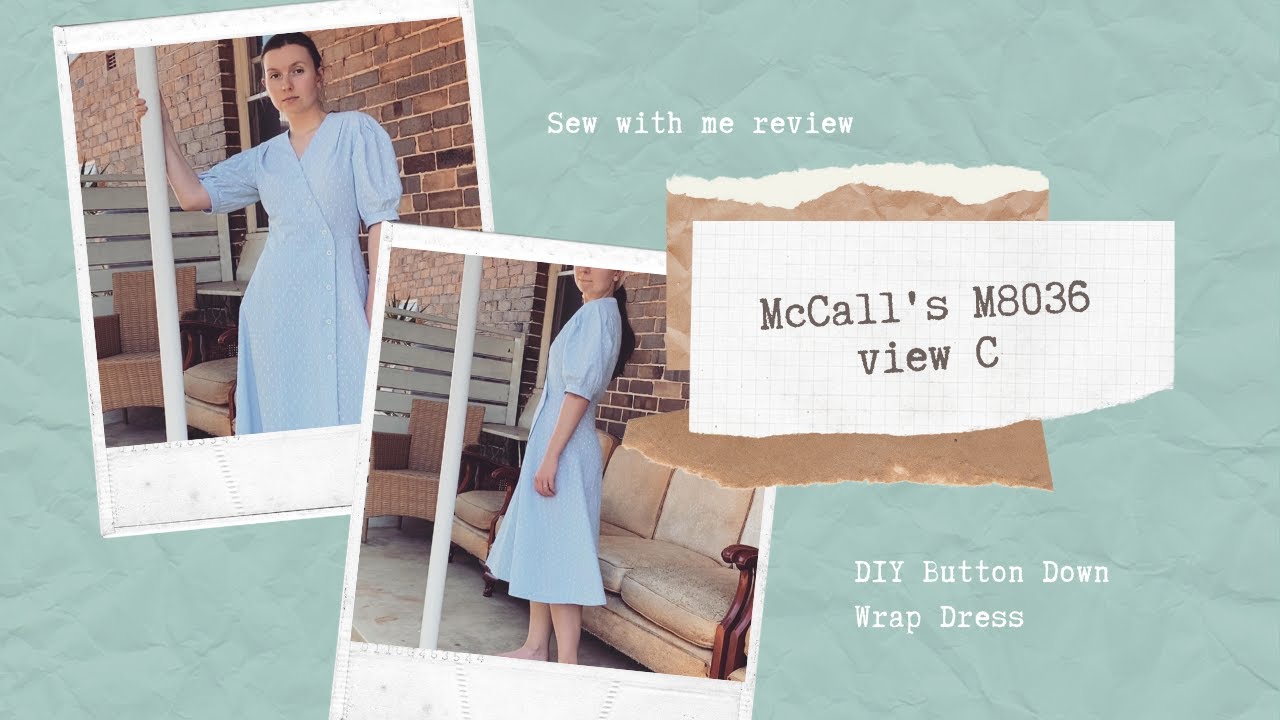 DIY Wrap Dress - Sew With Me Review McCall's M8036