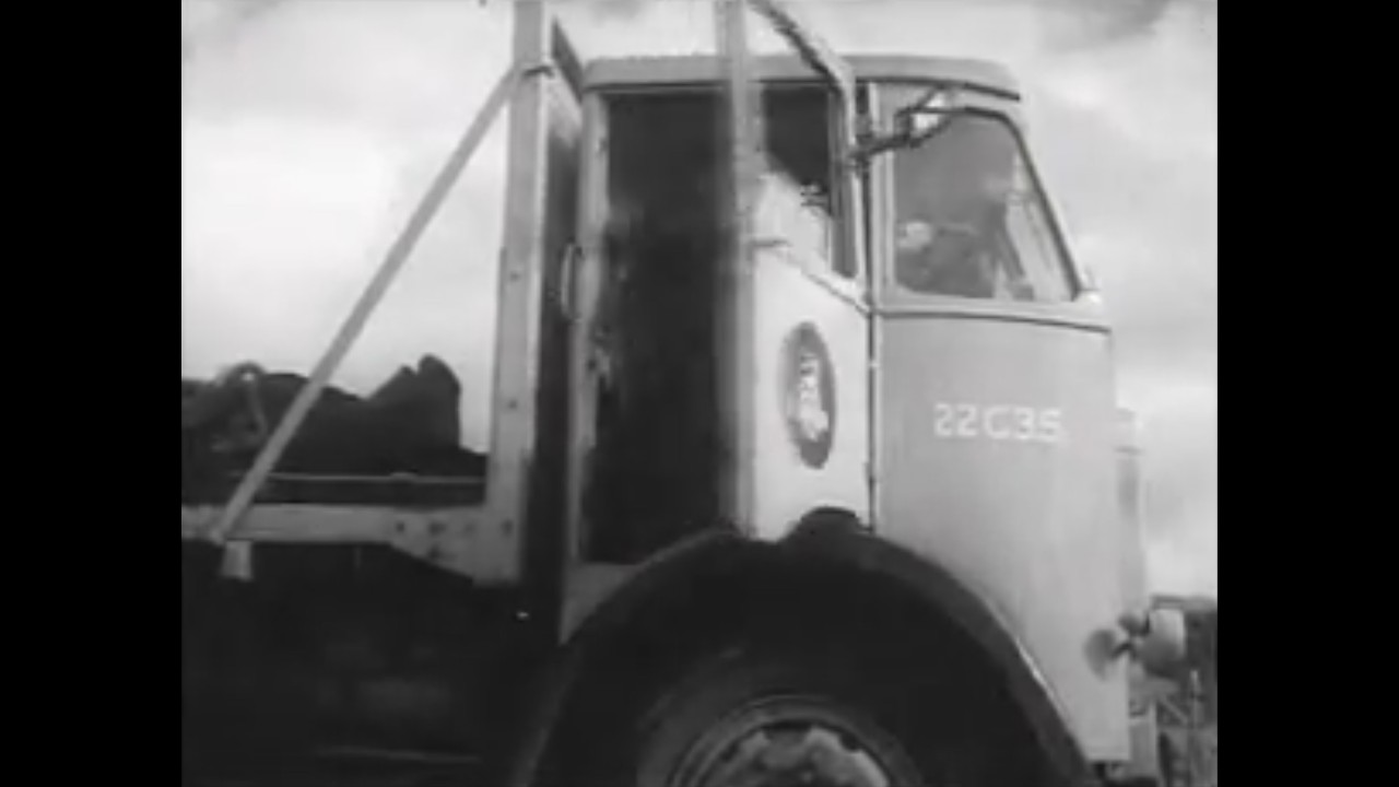 2 of 2 JOURNEY TO THE SEA ~1952 BRS Haulage British Transport Film Atkinson Wagon & Drag Trailer BTF