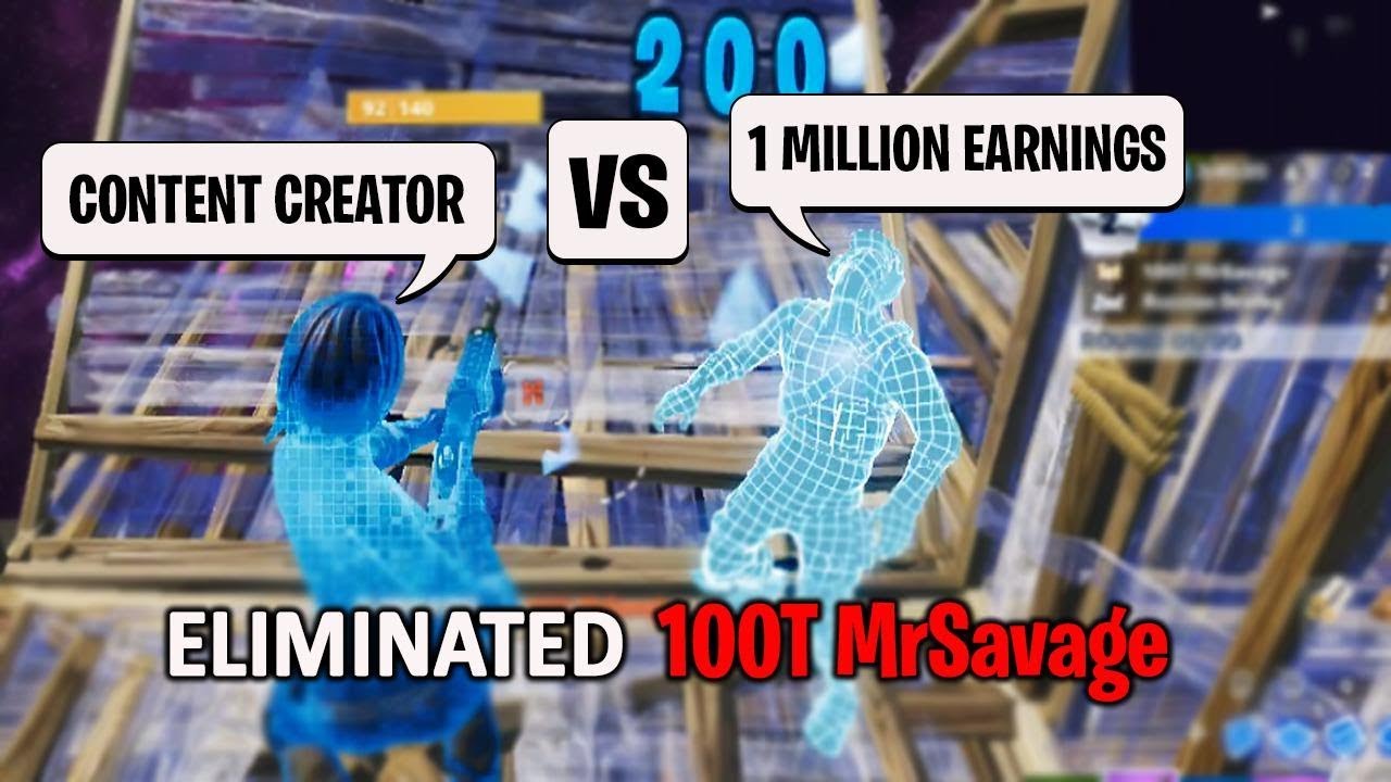 I Challenged MrSavage To 1v1 in Fortnite... (BEST Player In The World)