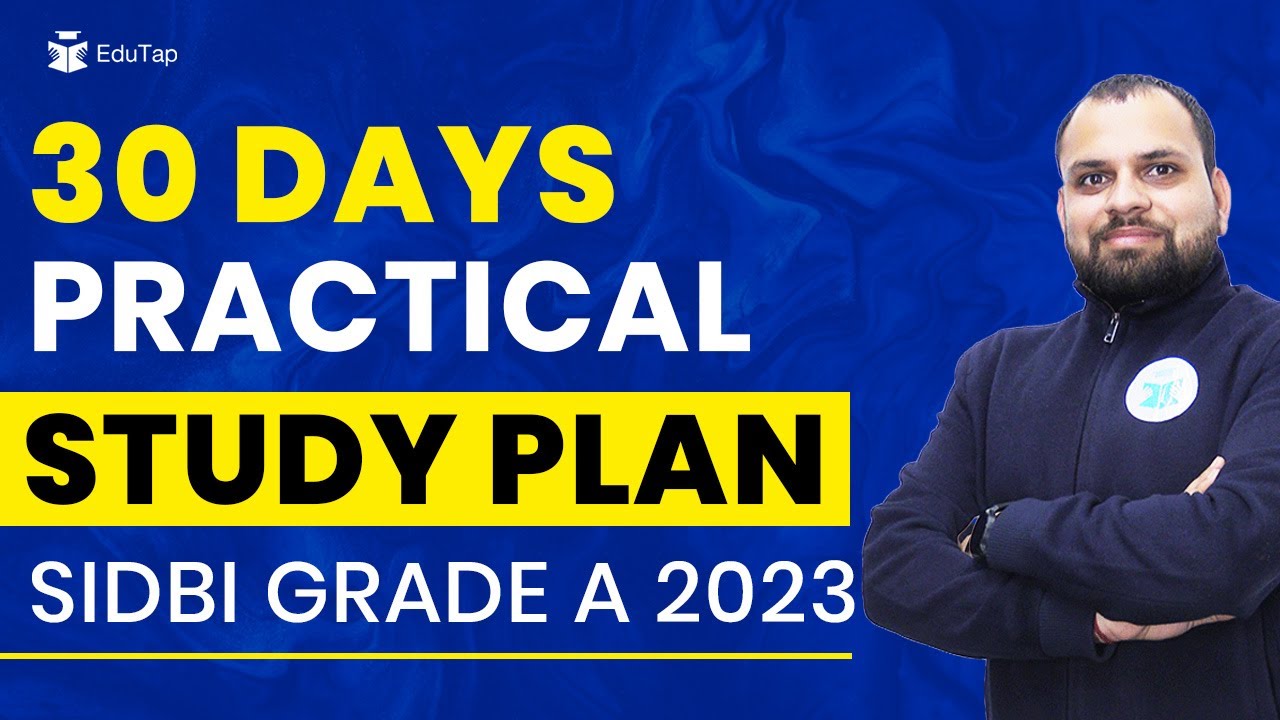 SIDBI Grade A Strategy & Study Plan | How To Prepare SIDBI Grade A Online Exam | SIDBI Notification