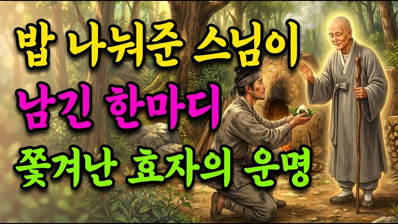 부모님 제삿날 기생 끼고 술판 벌인 큰형, 3년 뒤 동생 집 대문 앞에서 벌어진 일 | 야담 민담 설화 오디오북 전설 수면동화