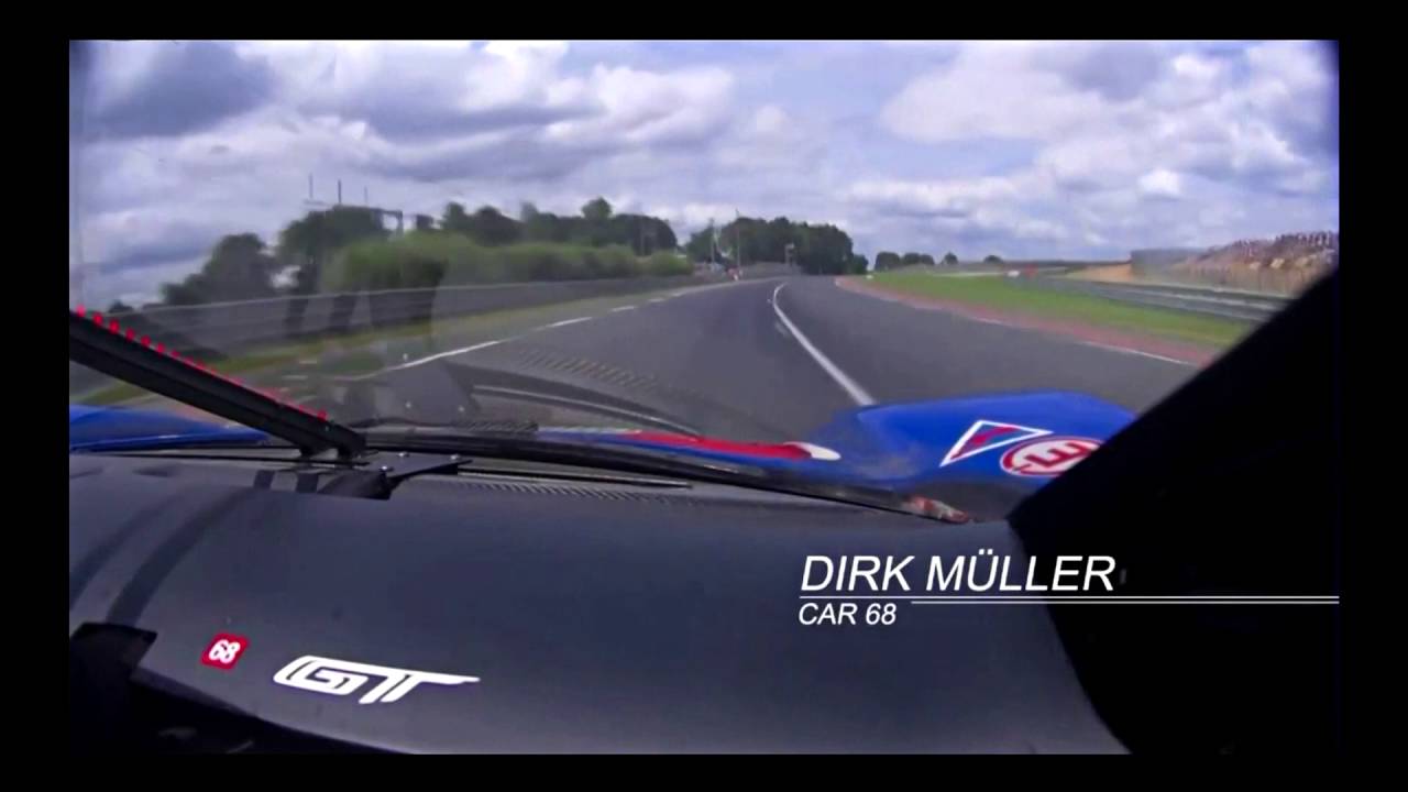 FullHD Onboard Le Mans 2016 - Ford #68 | Last hour and victory lap **EPIC RACTION**