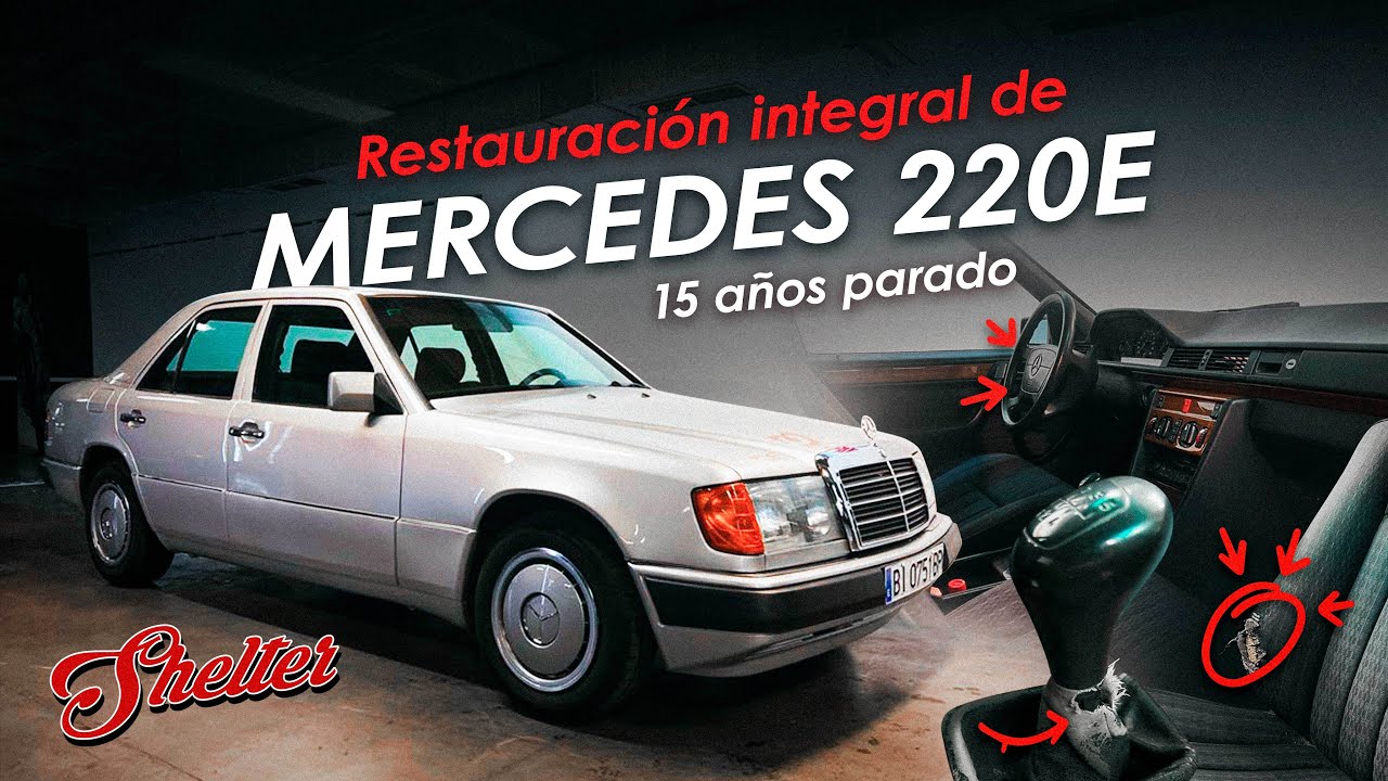 Bestial restauración integral: Mercedes w124