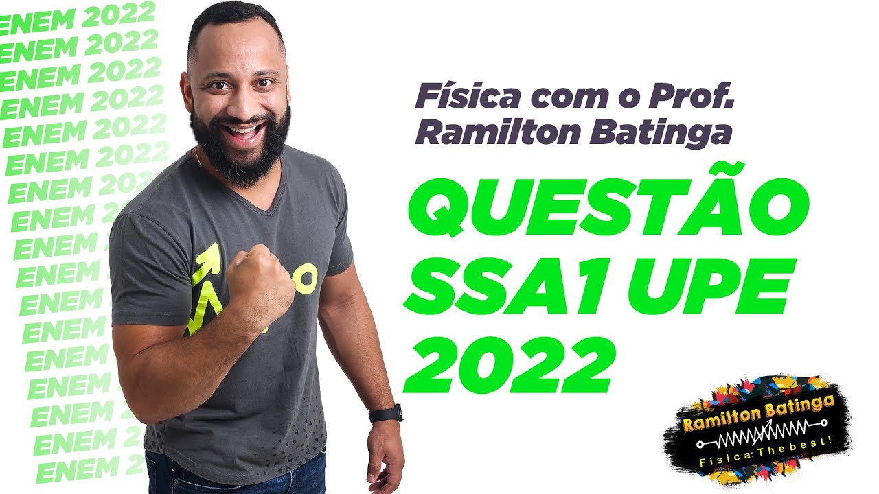 Do alto de um edifício de altura 20,0 m, deixou-se cair - SSA1 UPE/2022 | Prof. Ramilton Batinga