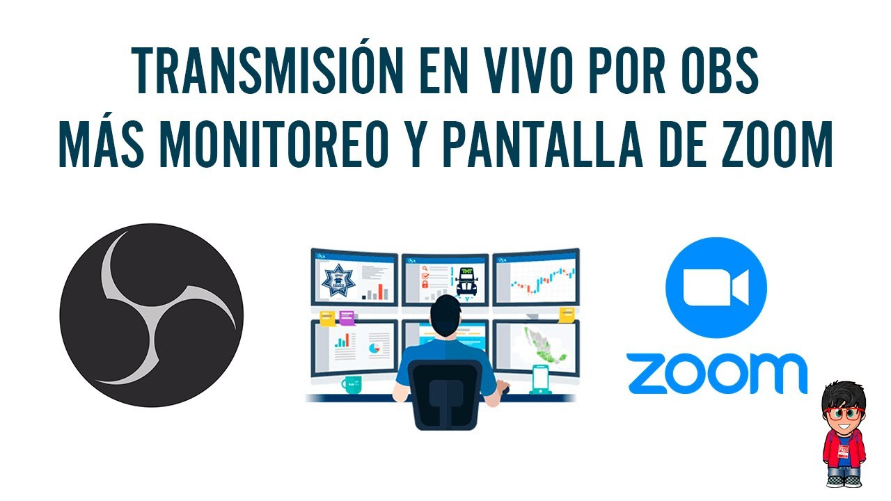 Transmisión en vivo por OBS + Monitoreo y pantalla en Zoom