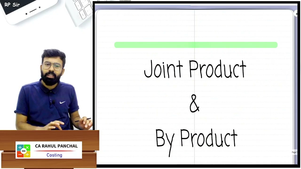 05 Joint Product By Product  CA Inter Costing | CA Rahul Panchal