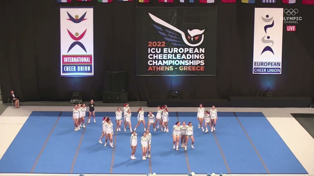 ICU Europeans 2022 Junior All Girl Advanced - Team Slovenia