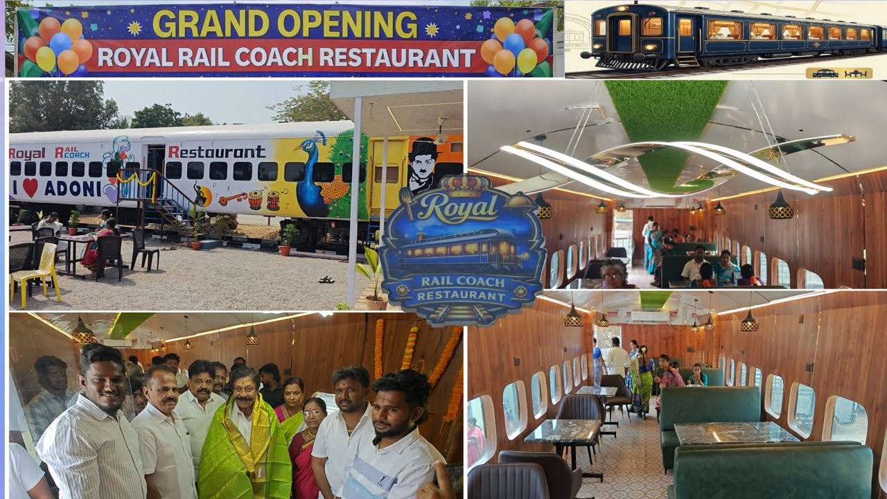 GRAND OPENING ROYAL RAIL COACH RESTAURANT..
