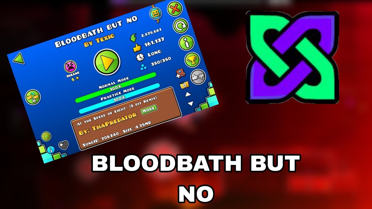 Я ПРОШЕЛ BLOODBATH BUT NO!!! #geometrydash #гд #прохождение #уровень