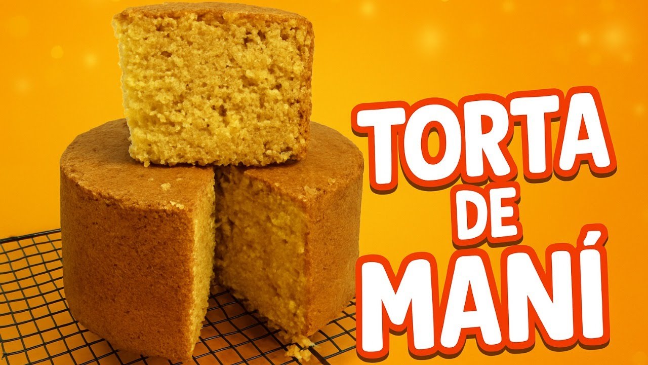 Cómo Hacer una Torta de Maní Casera | Receta Fácil, Esponjosa y Deliciosa, Paso a Paso