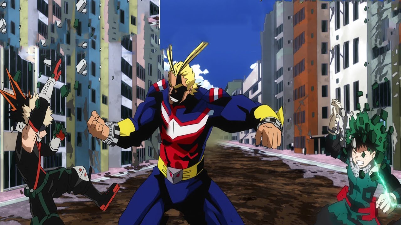 Midoriya and Bakugo  Vs  All Might - Boku no Hero Academia AMV