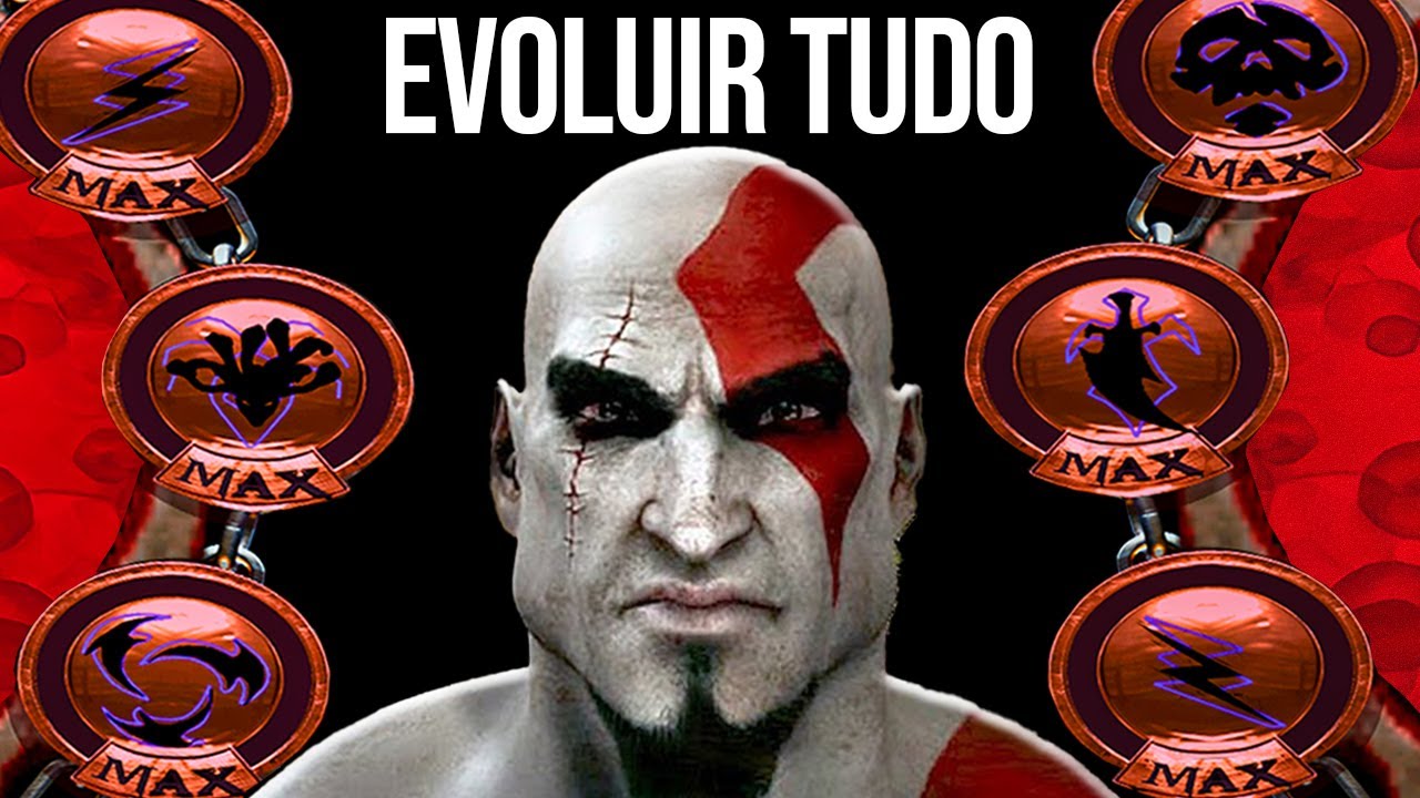É possível evoluir TUDO em UMA zerada no God OF War 1?