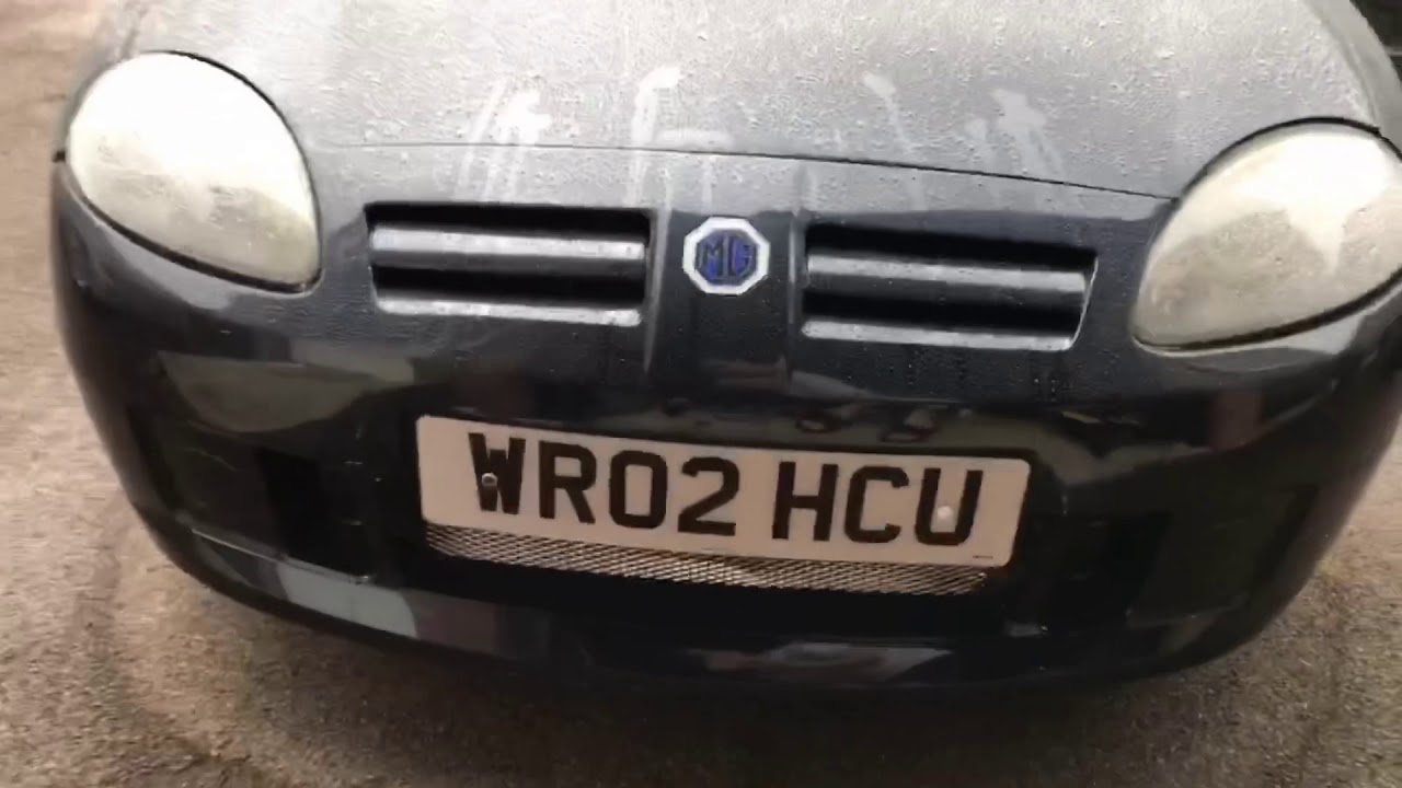 How to remove mg tf front bumper