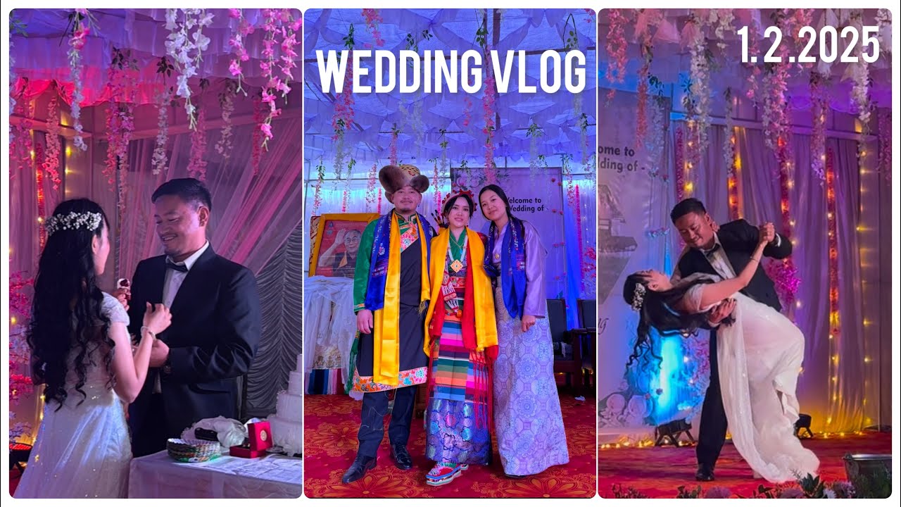 TENZIN NGAWANG & TENZIN TSOMO || Tibetan wedding in Bylakuppe || Tibetan vlogger ||