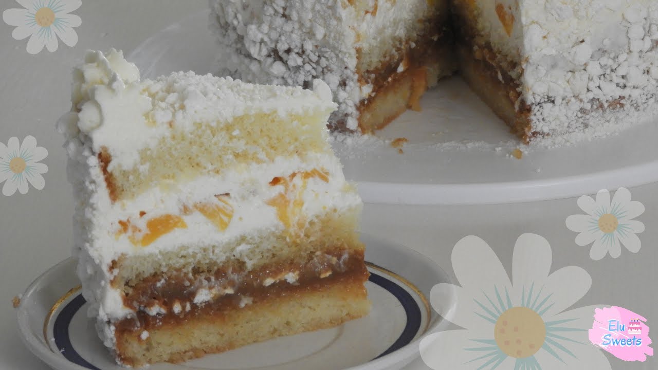 🌼 LA MEJOR TORTA POSTRE DE DURAZNOS 😋 | ESPECIAL DÍA DE LA MADRE 😍 | Elu Sweets