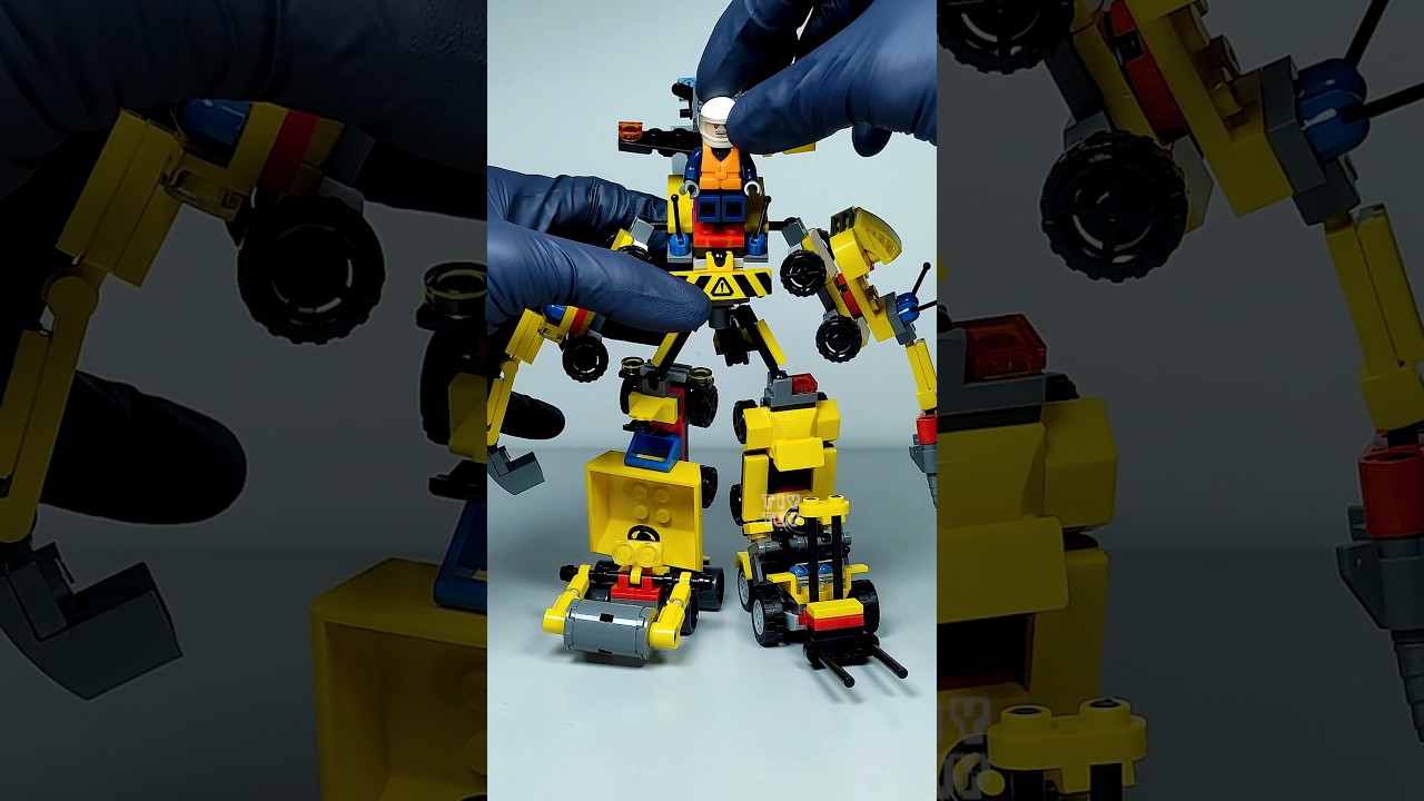 ☢️[Transform] How to Build LEGO City Construction Mecha? 【FAKE】LEGO SEMBO MOC Tutorial 乐高 ЛЕГО 레고 レゴ