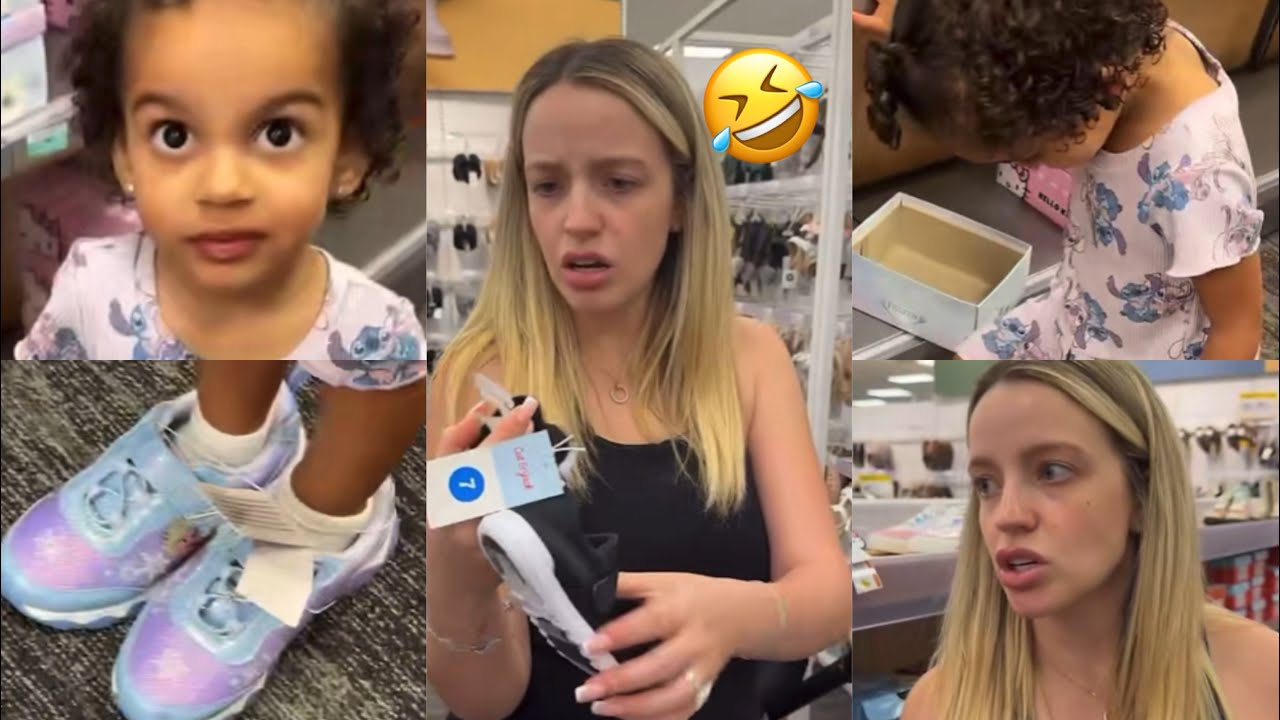 Маленькая Кайла отправилась за покупками обуви 🛍️ #triciaandkam