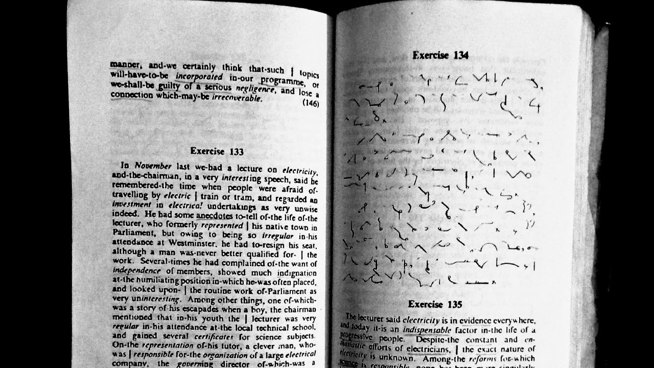 Shorthand Dictation of exercise 134 |dictation of special contractions |Shorthand Club
