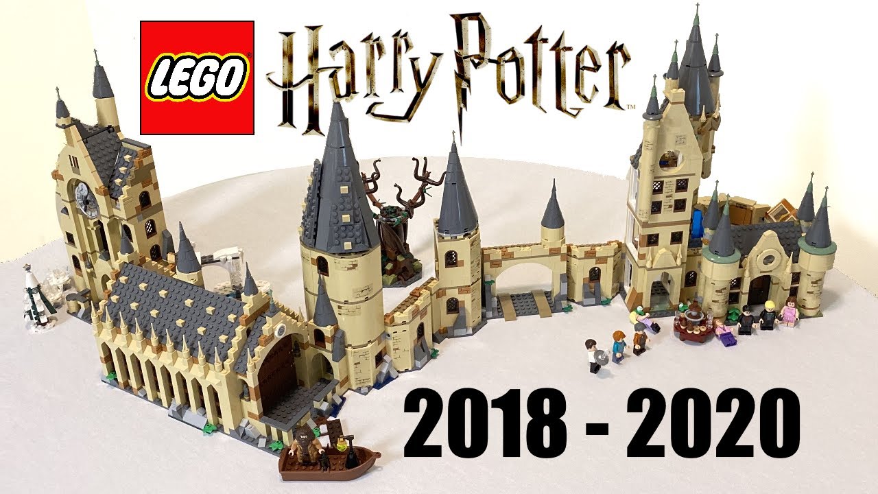 LEGO Hogwarts! 2018-2020 LEGO Harry Potter minifigure-scale setup!