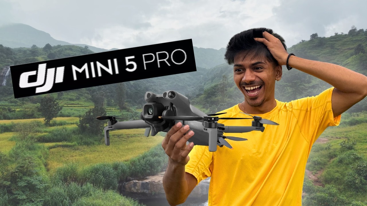 Best Drone for Vlogging in India? DJI MINI 5 Pro Fly More Combo Plus RC2 First Impressions