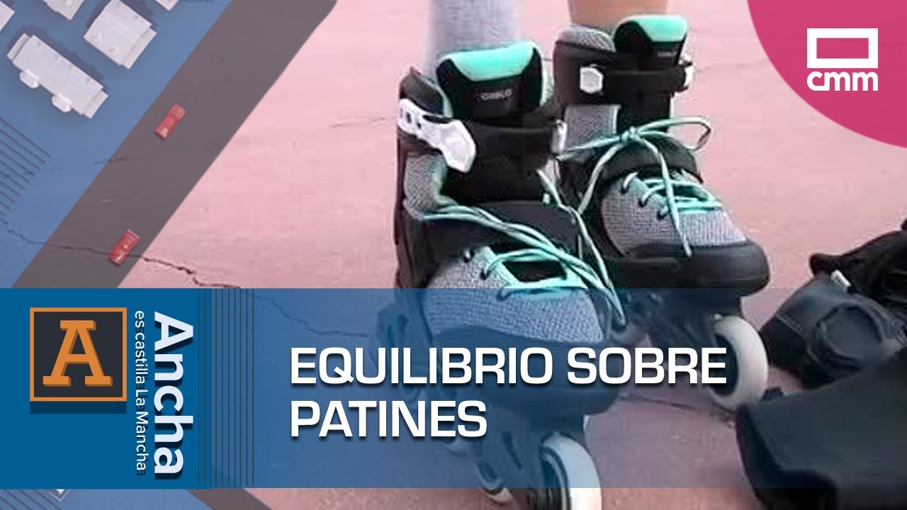 Ponen a prueba su equilibrio sobre patines | Ancha es Castilla-La Mancha