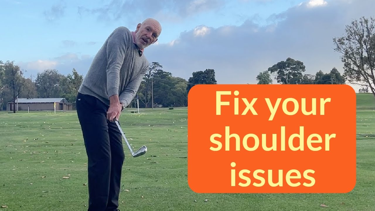 Right shoulder movement  in your golf swing
