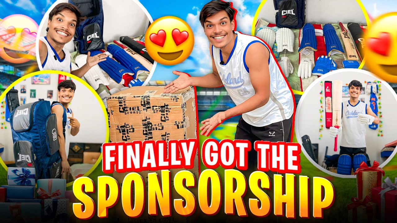 FINALLY SPONSORSHIPS MIL GAI 😍 | full kit unboxing | @CielSports |Gaurav show