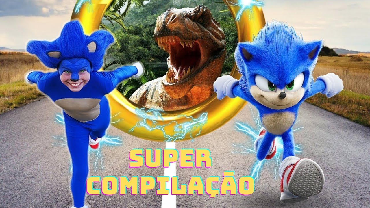 Uma COMPILAÇÃO de uma hora das aventuras mágicas de Sonic the Hedgehog | Ninja Kidz em Portugues