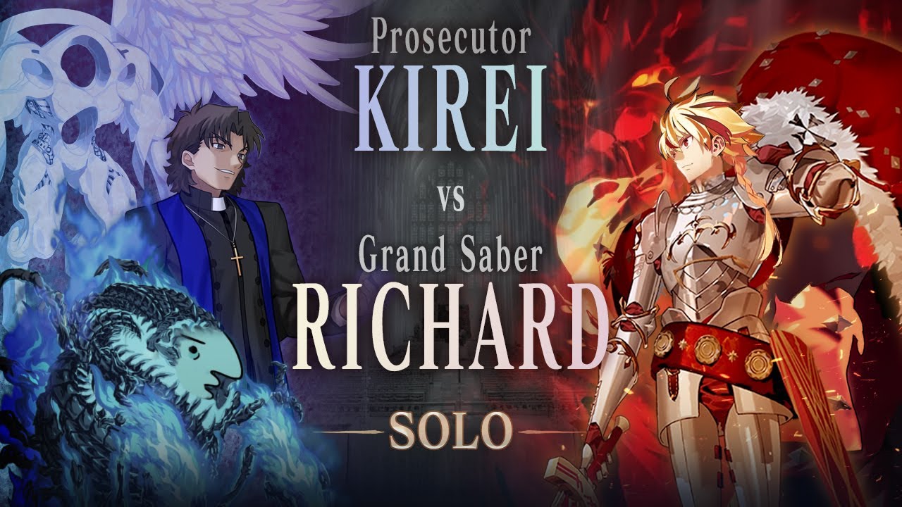 OC4: Final Kirei fight - Richard the Lionheart SOLO [FGO JP]