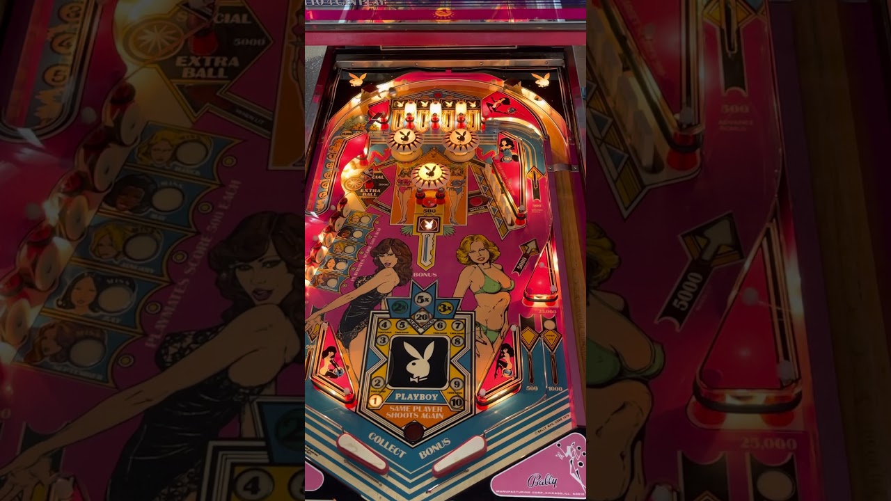 Pinball BALLY PlayBoy 1978 PlayGameTest