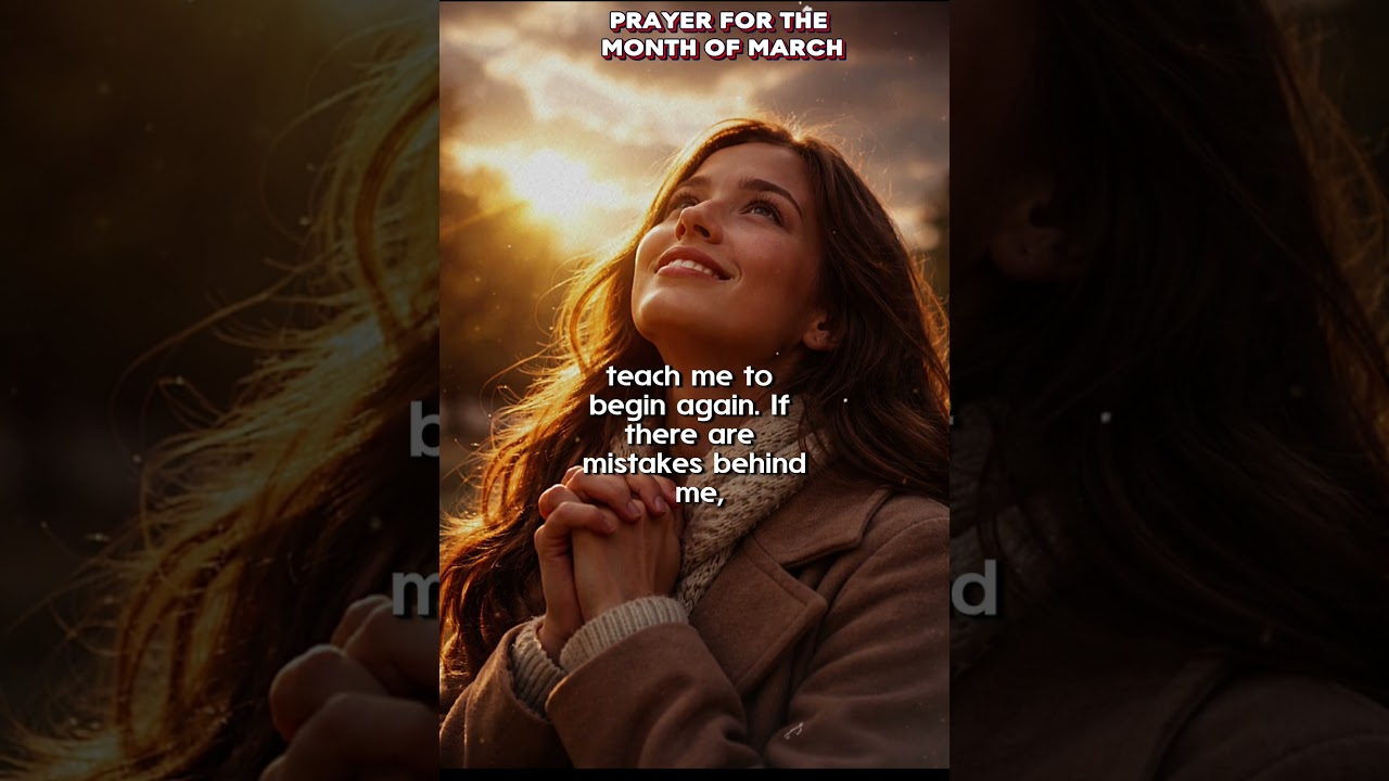 Prayer for the month of march #march #motivation