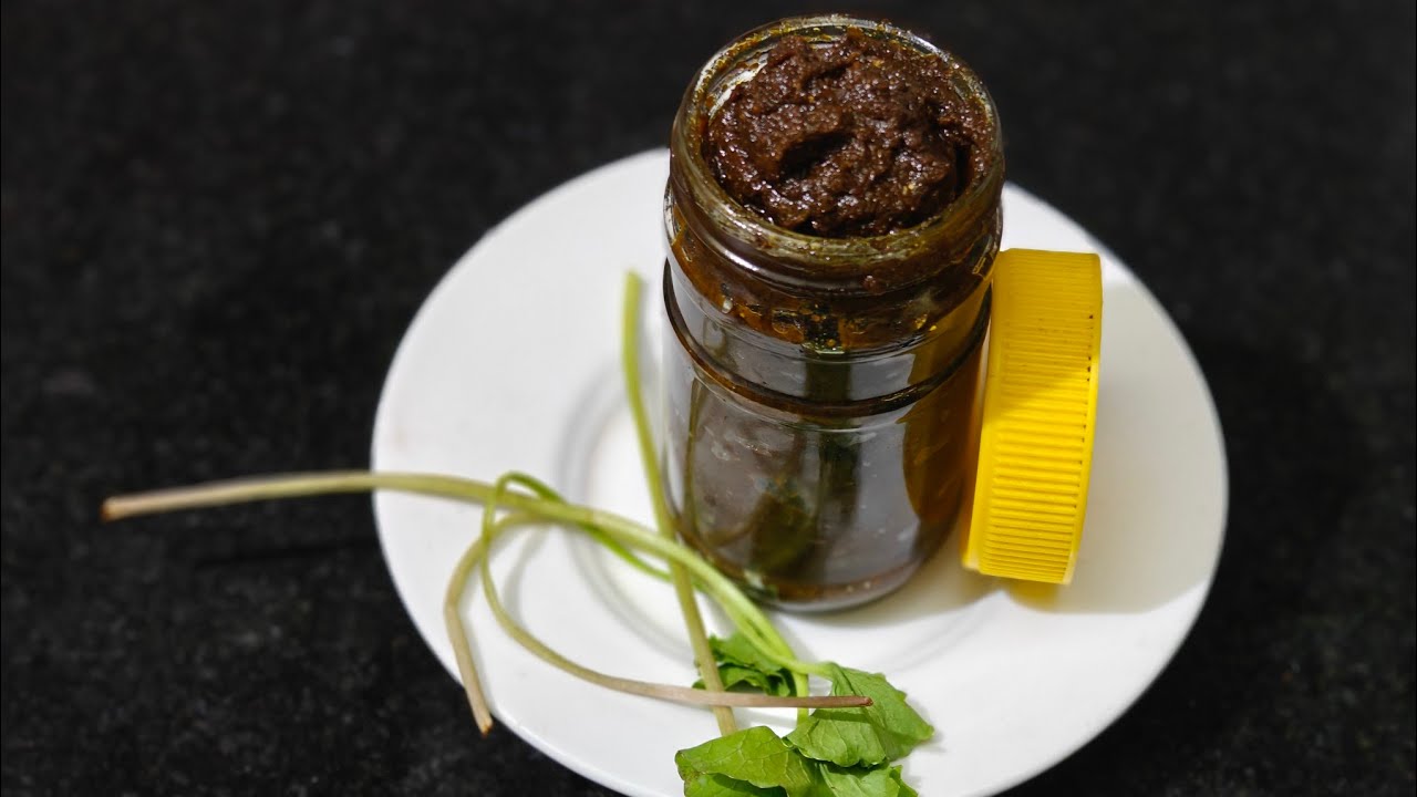 Vallari Keerai Thokku recipe in tamil / Spinach Thokku / வல்லாரை கீரை தொக்கு / Vallarai Keerai