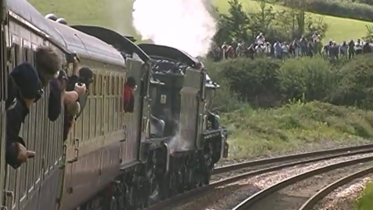 steam on the south devon banks 5029 5051 Newton Abbot-Dainton