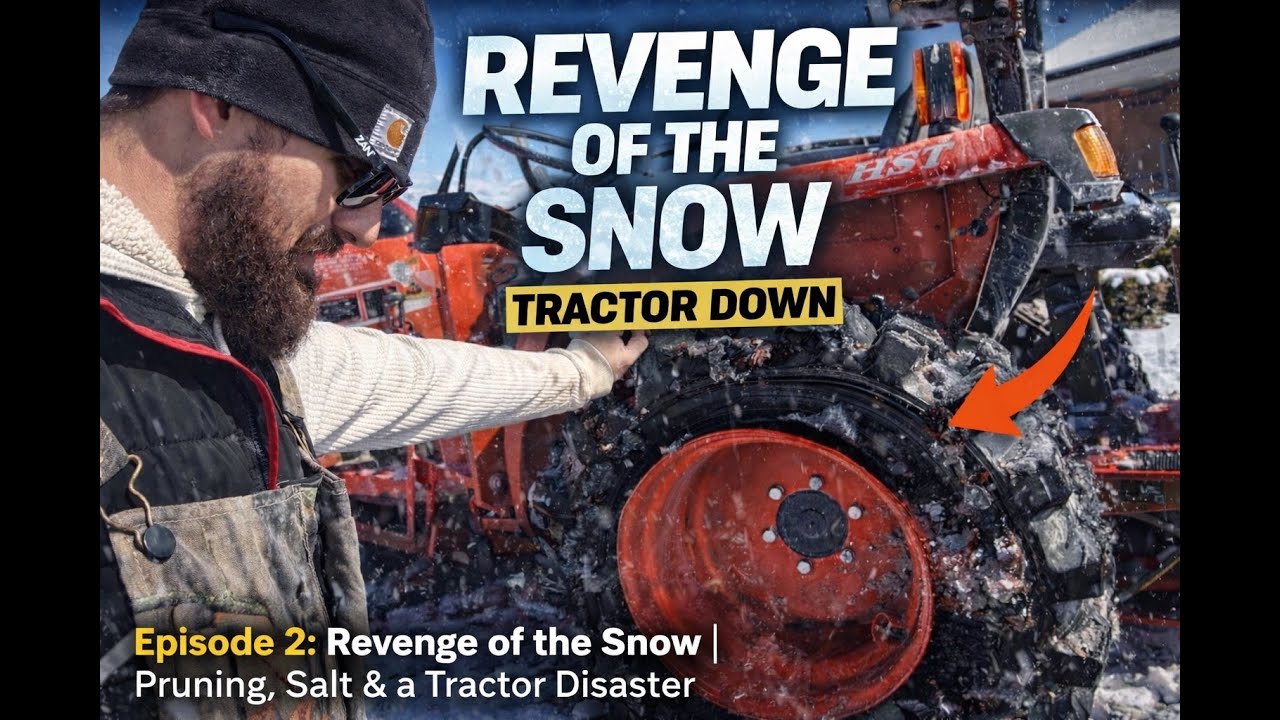 Episode 2: Revenge of the Snow | Pruning, Salt, & Tractor Disaster