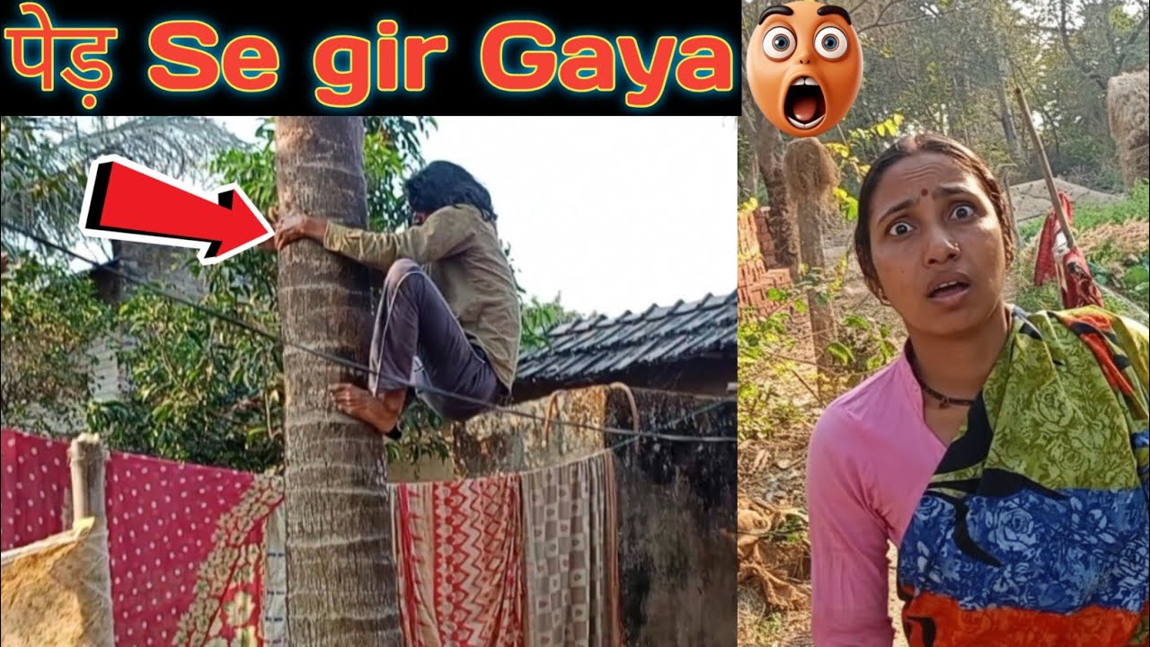 Ped Se Gir Gaya 😱 mummy dar giya | Aaj a kiya ho gaya 😱 #vlog @pandeyshivah @souravjvlogs 