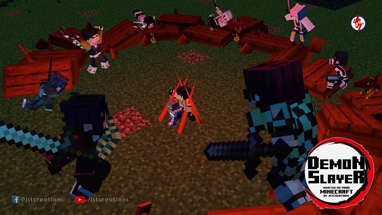 Infinity Castle: Demon Slayer Hashira Training Arc | Kimetsu no Yaiba 鬼滅の刃 | Minecraft Animation