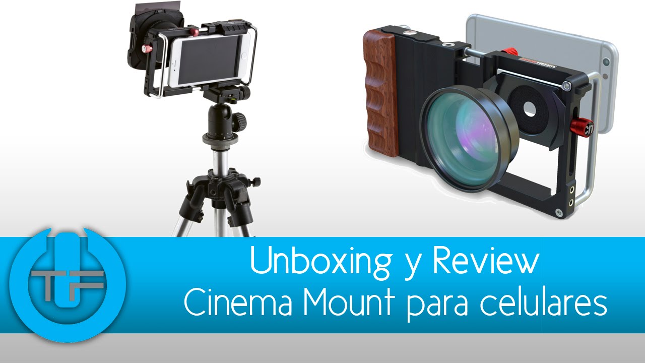 Convierte tu celular en una cámara profesional Cinema Mount
