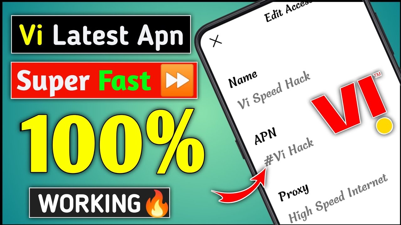Vi Apn Setting 2022 | Fast Internet & Low Ping 💯